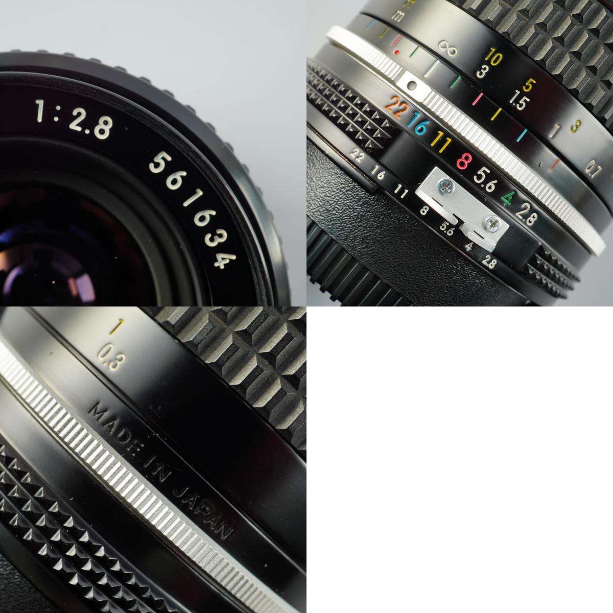 【Serviced】 Nikon Ai NIKKOR 24mm F/2.8 単焦点レンズ