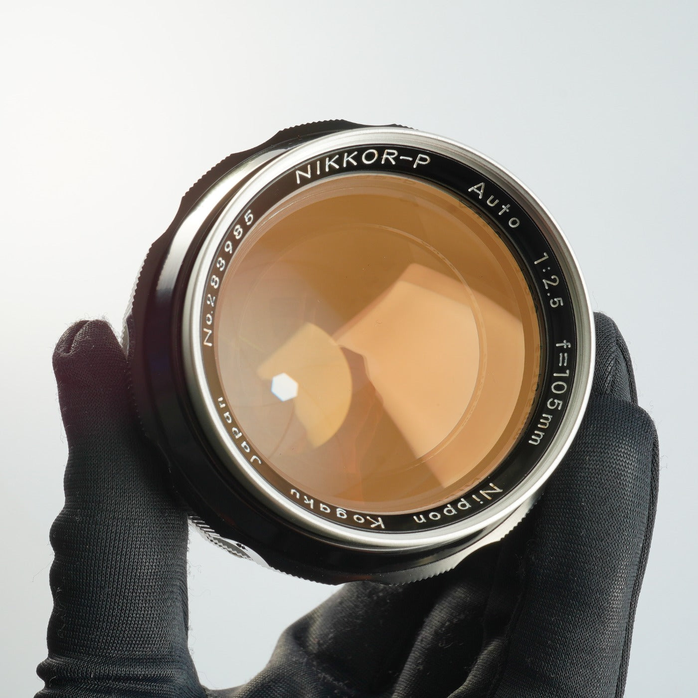 【Serviced】 Nikon 非Ai NIKKOR-P Auto 105mm F/2.5 単焦点レンズ