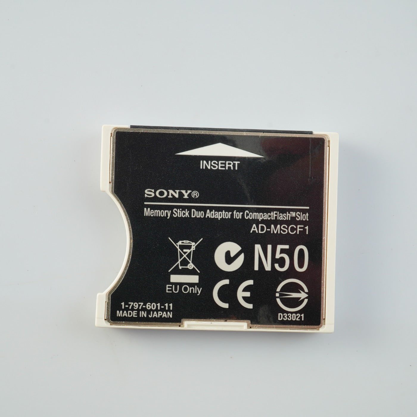 SONY AD-MSCF1 CF Adapter for Memory Stick メモリーカード