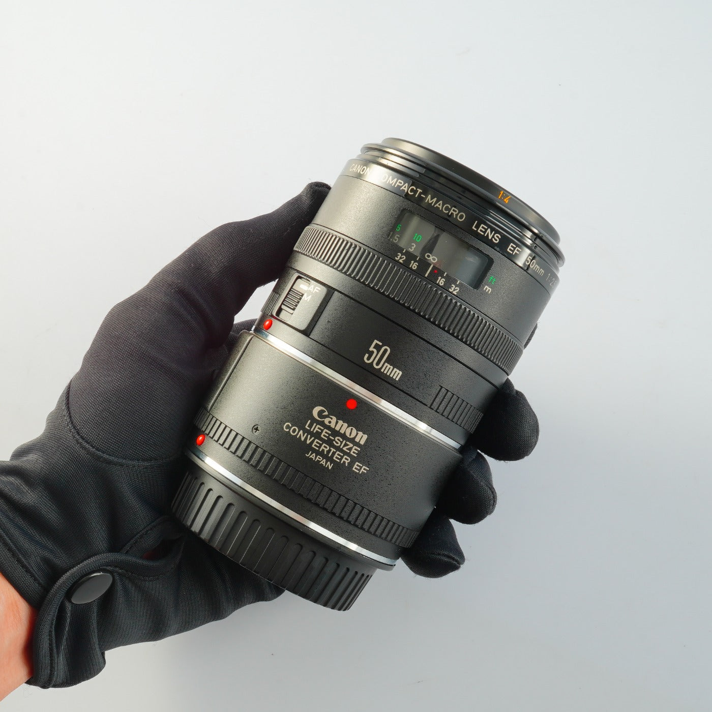 Canon EF COMPACT-MACRO 50mm F/2.5 + Life Size Converter マクロレンズ