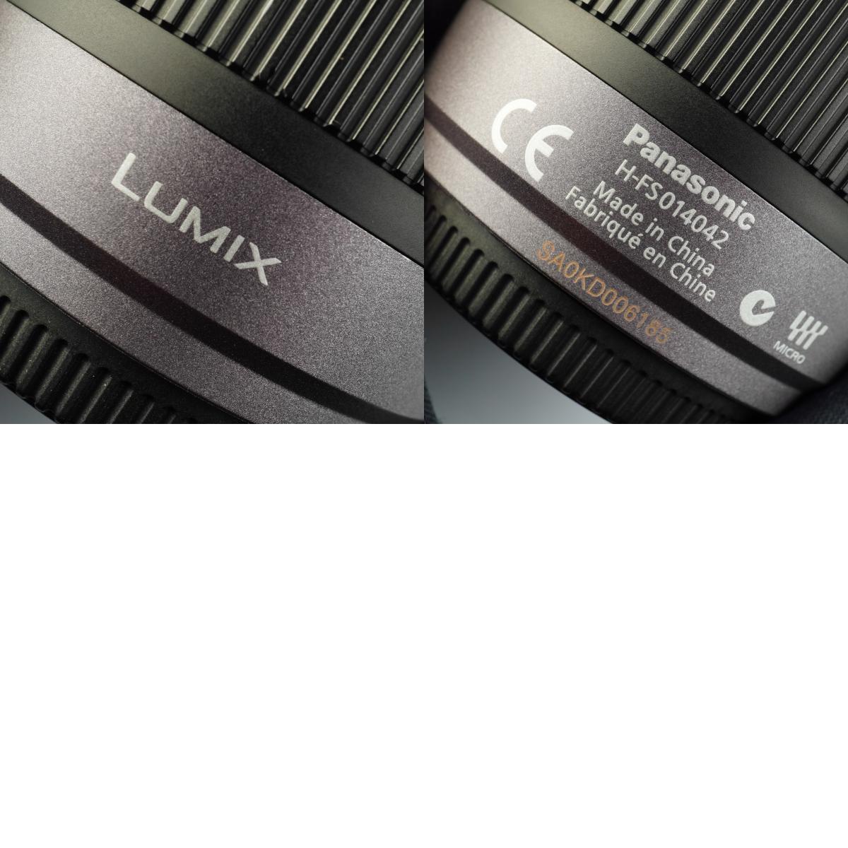Panasonic Lumix G Vario 14-42mm F/3.5-5.6 ASPH MEGA O.I.S ズームレンズ
