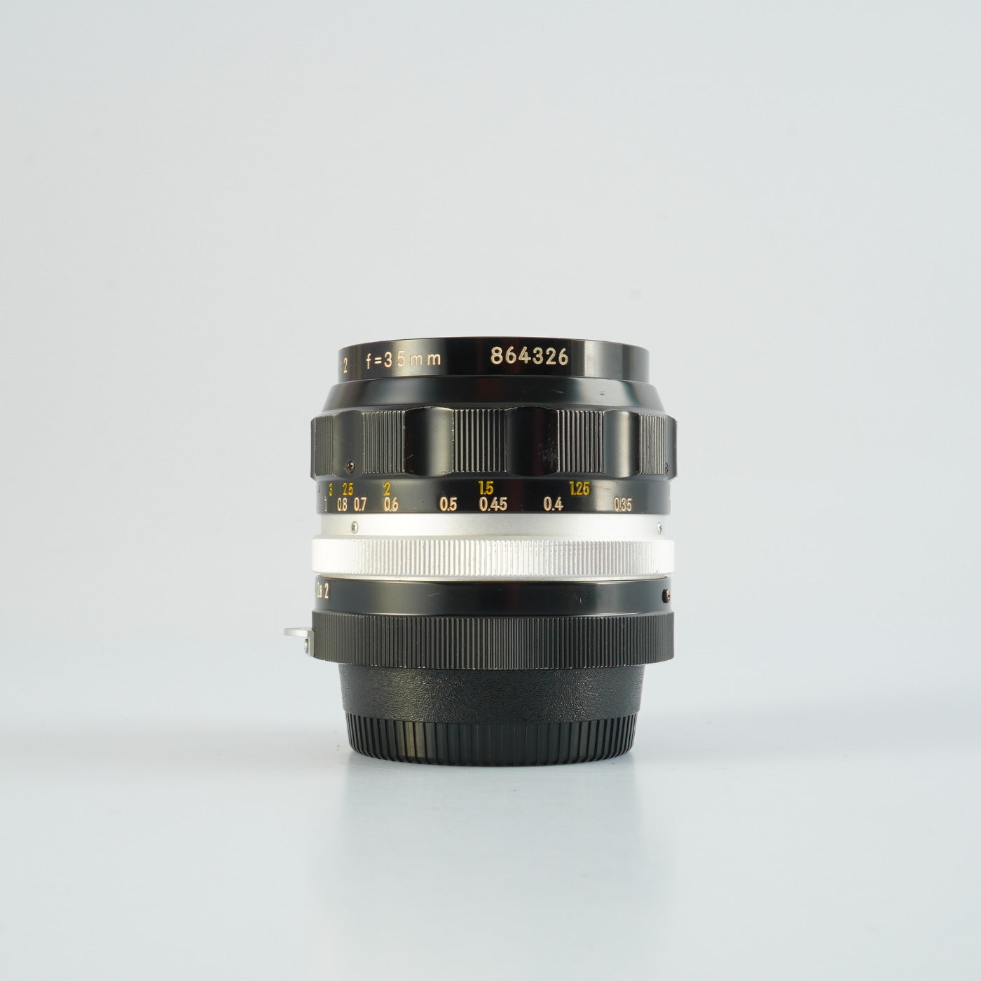 【Serviced】 Nikon 非Ai NIKKOR-O.C Auto 35mm F/2 単焦点レンズ