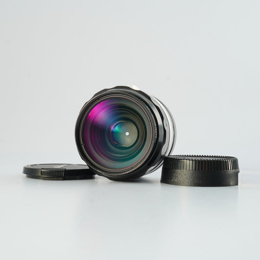 【Serviced】 Nikon 非Ai NIKKOR-O.C Auto 35mm F/2 単焦点レンズ