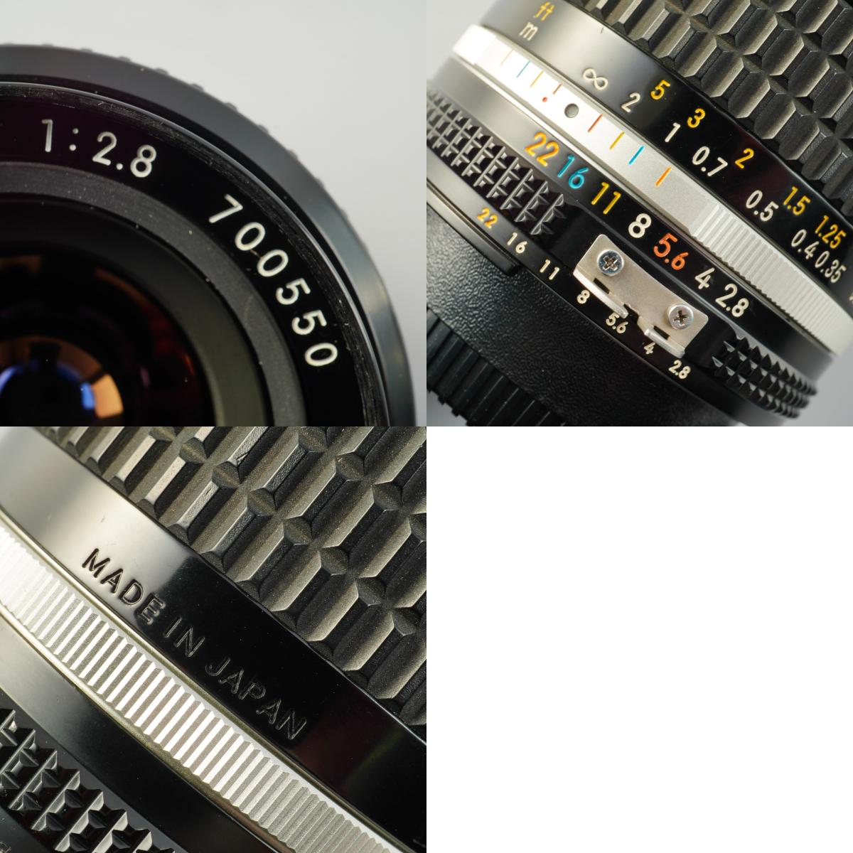 【Serviced】 Nikon Ai-S NIKKOR 24mm F/2.8 単焦点レンズ