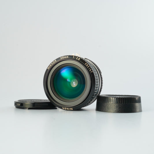 【Serviced】 Nikon Ai Nikkor 28mm F/2.8 単焦点レンズ