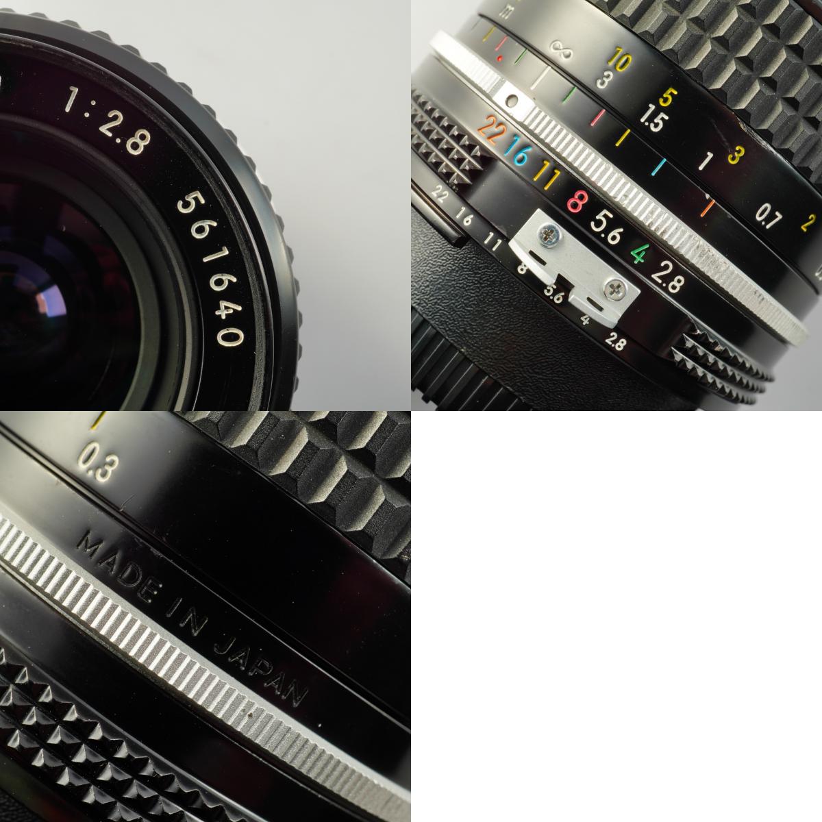 【Serviced】 Nikon Ai NIKKOR 24mm F/2.8 単焦点レンズ
