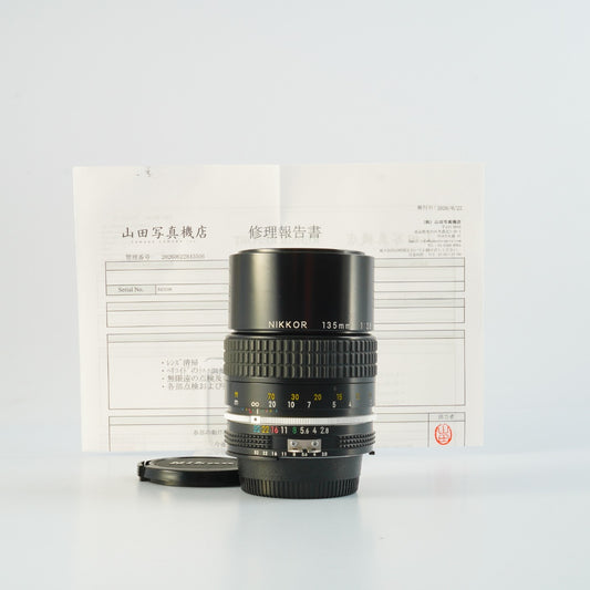 【Serviced】 Nikon Ai NIKKOR 135mm F/2.8 単焦点レンズ