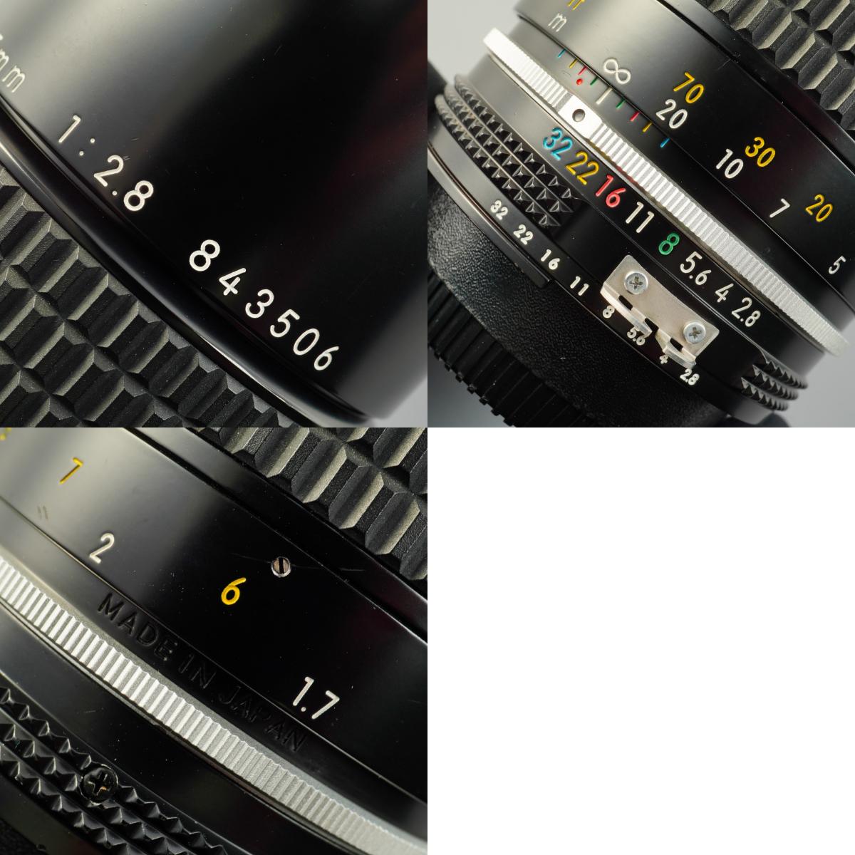 【Serviced】 Nikon Ai NIKKOR 135mm F/2.8 単焦点レンズ