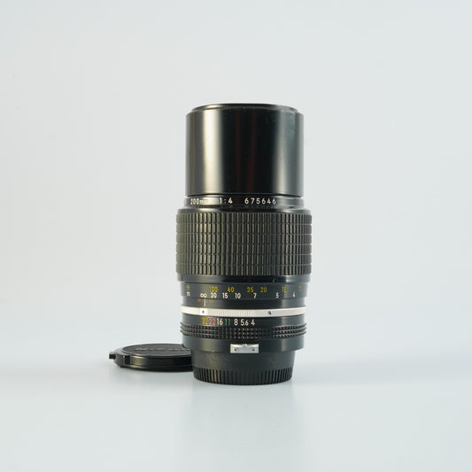 Nikon 非Ai NIKKOR 200mm F/4 単焦点レンズ