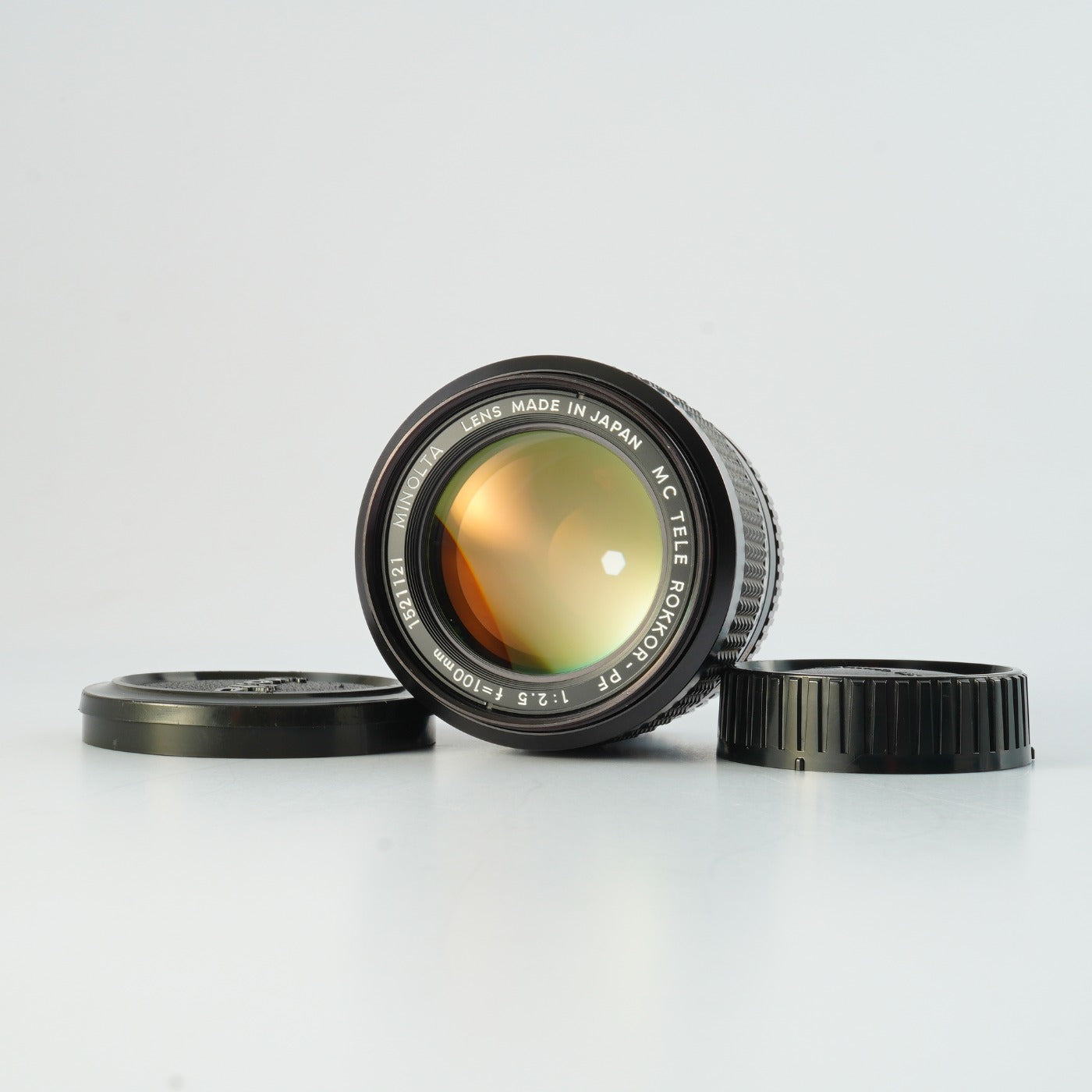 【Serviced】 MINOLTA MC TELE ROKKOR PF 100mm F/2.5 単焦点レンズ