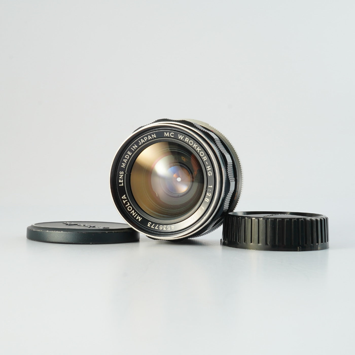 【Serviced】 MINOLTA MC W.ROKKOR-HG 35mm F/2.8 単焦点レンズ