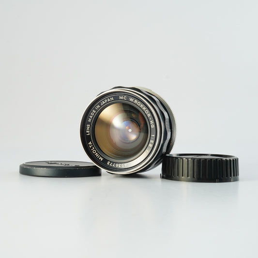 【Serviced】 MINOLTA MC W.ROKKOR-HG 35mm F/2.8 単焦点レンズ