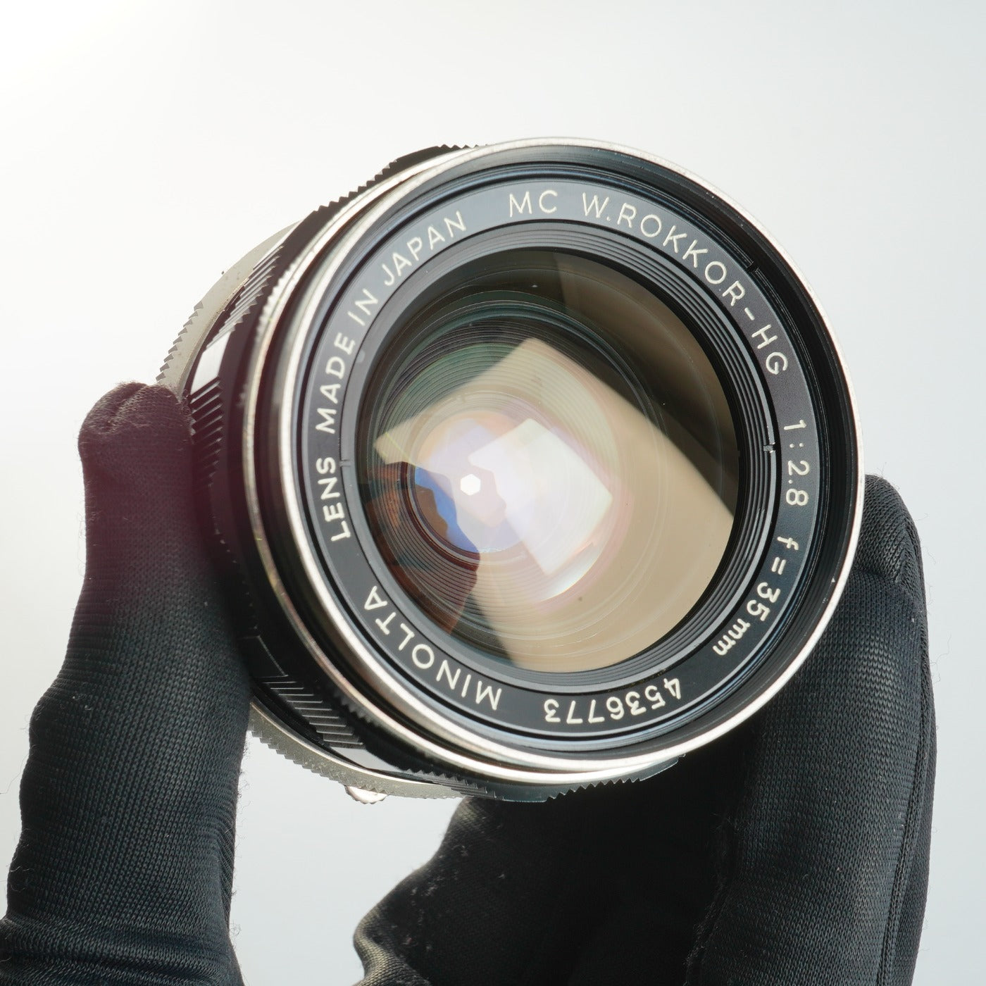 【Serviced】 MINOLTA MC W.ROKKOR-HG 35mm F/2.8 単焦点レンズ