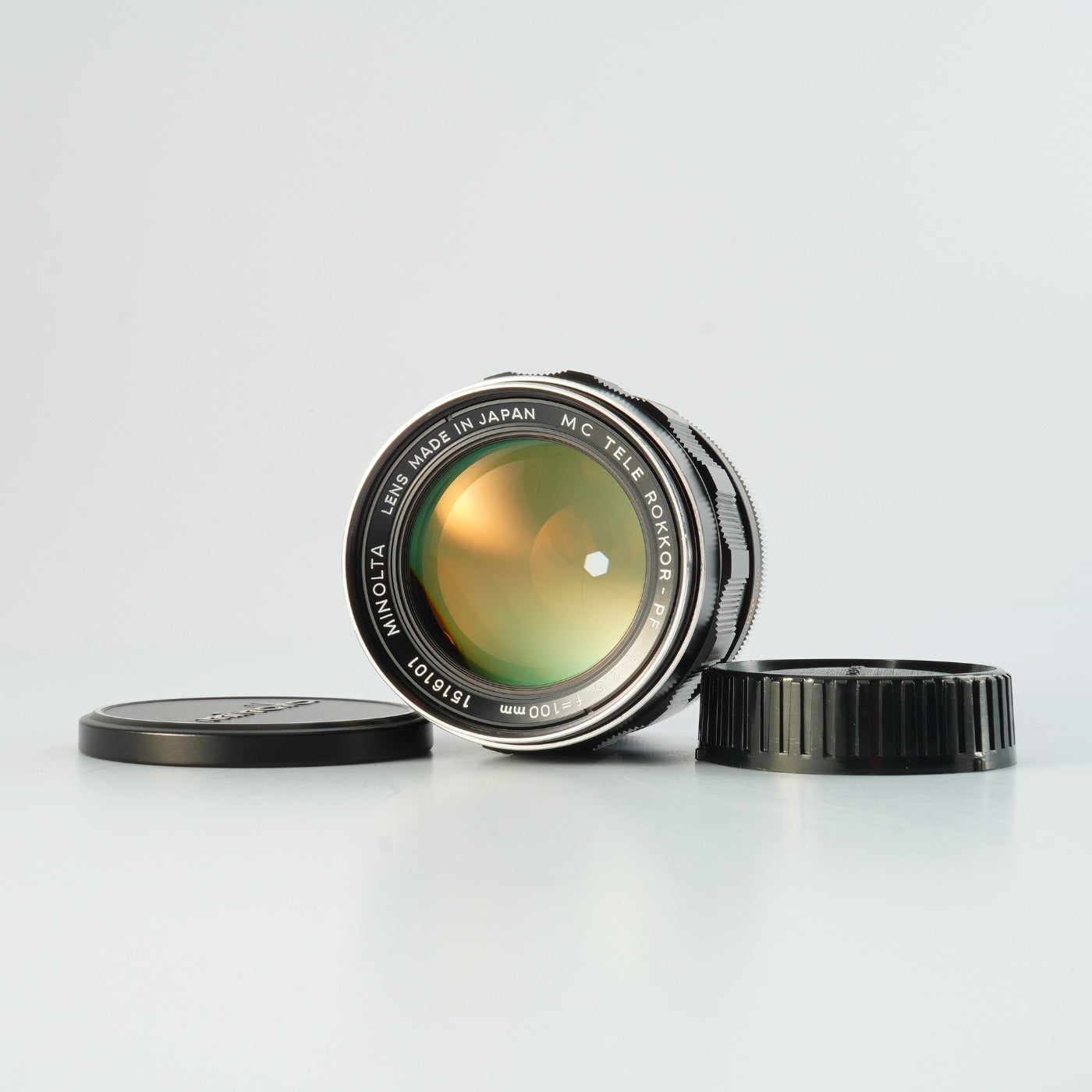 【Serviced】 MINOLTA MC TELE ROKKOR PF 100mm F/2.5 単焦点レンズ