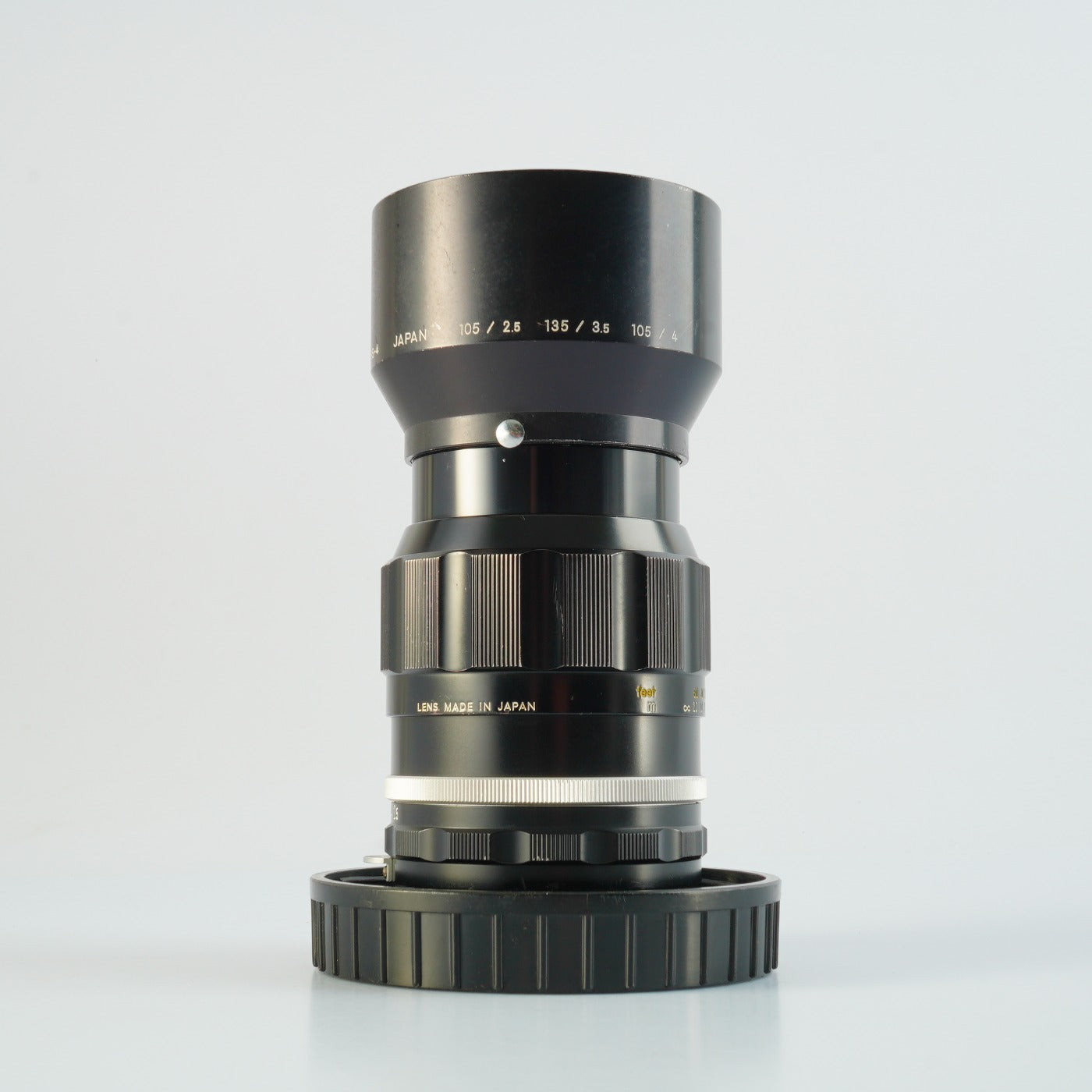 【Serviced】 Nikon 非Ai NIKKOR-P Auto 105mm F/2.5 単焦点レンズ