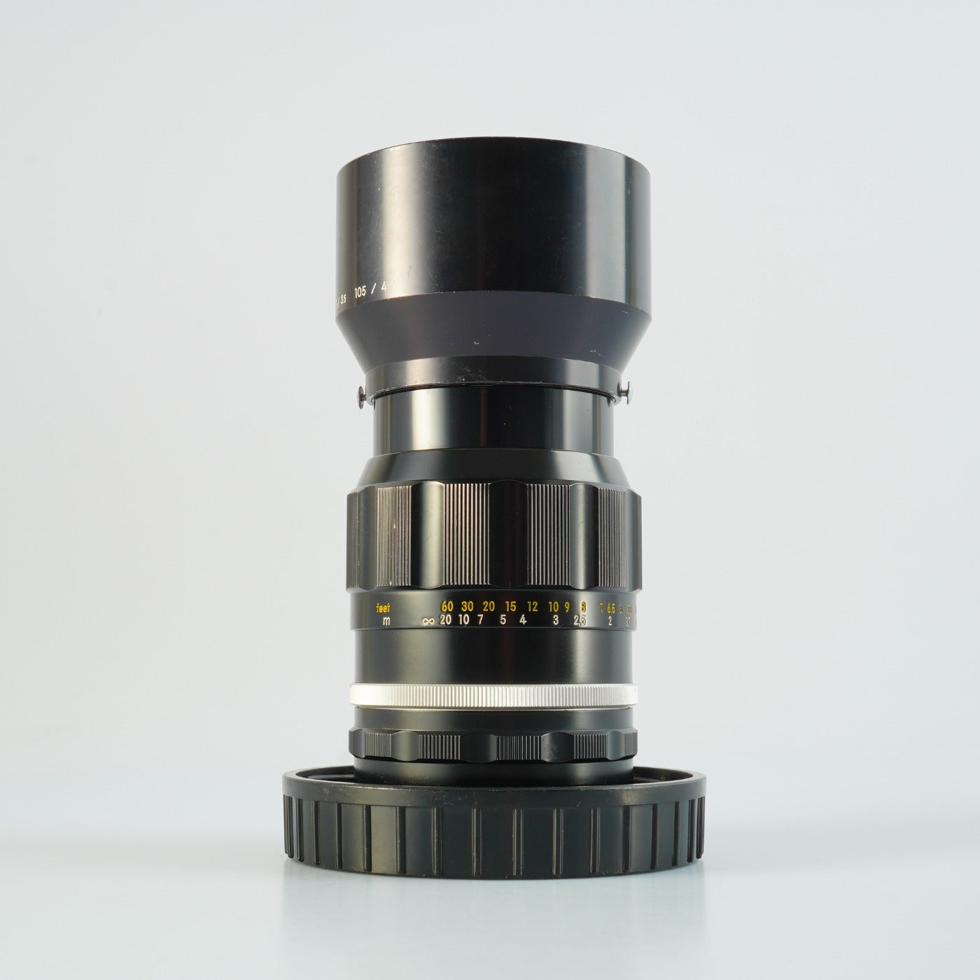 【Serviced】 Nikon 非Ai NIKKOR-P Auto 105mm F/2.5 単焦点レンズ