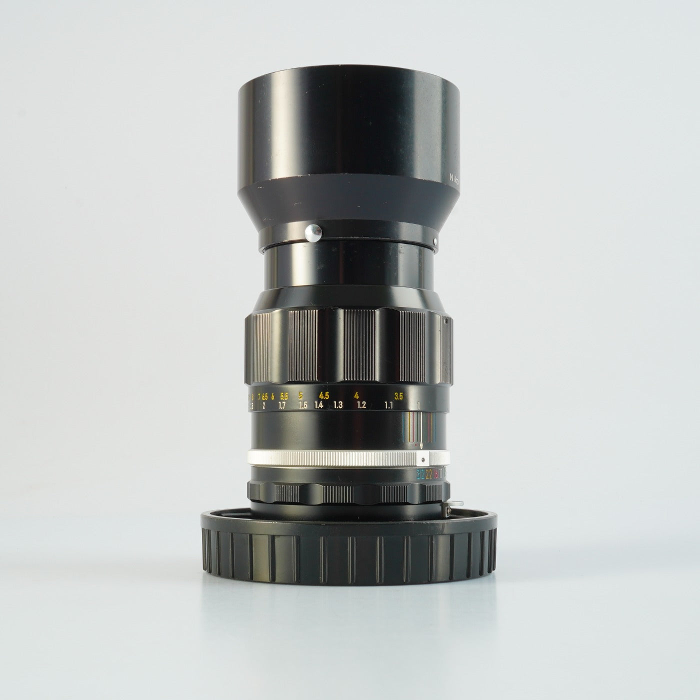 【Serviced】 Nikon 非Ai NIKKOR-P Auto 105mm F/2.5 単焦点レンズ