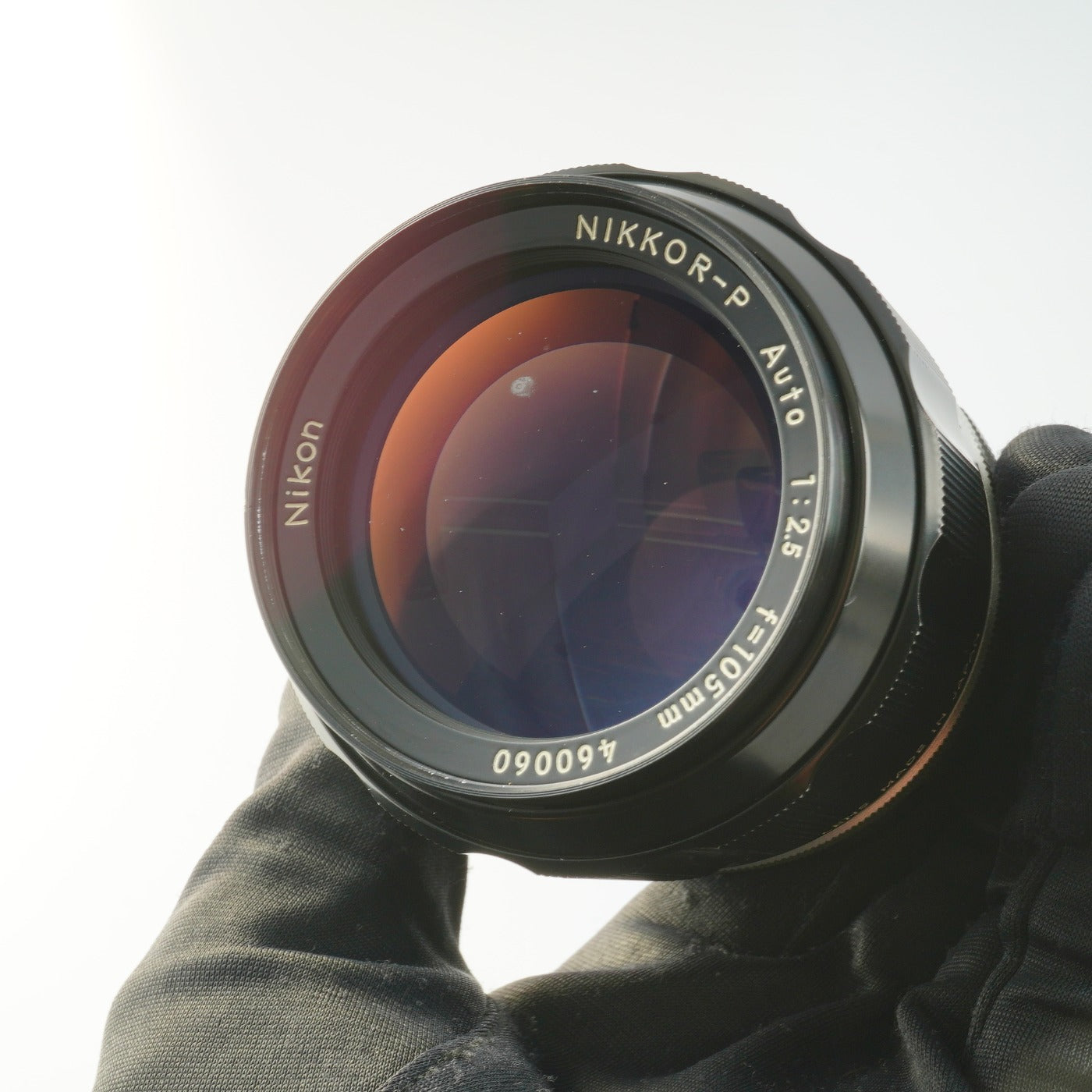 【Serviced】 Nikon 非Ai NIKKOR-P Auto 105mm F/2.5 単焦点レンズ