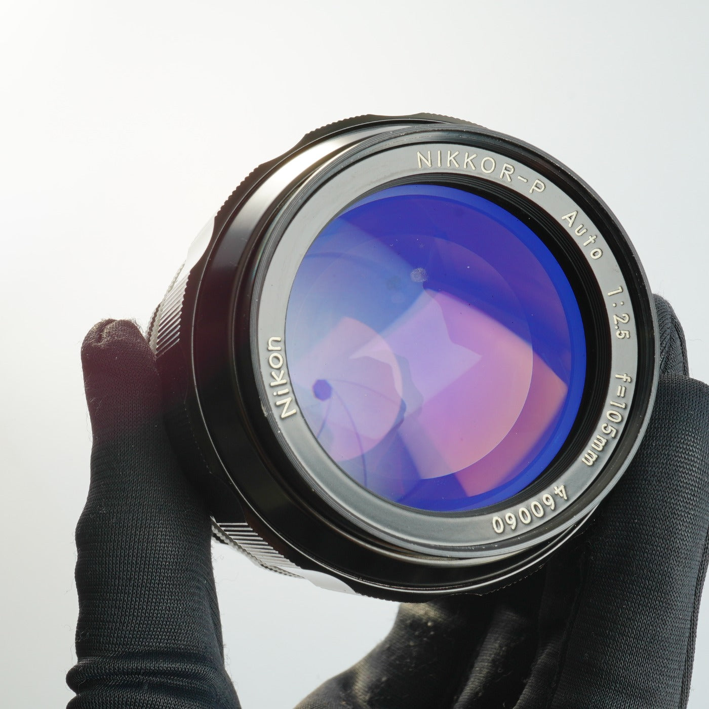 【Serviced】 Nikon 非Ai NIKKOR-P Auto 105mm F/2.5 単焦点レンズ
