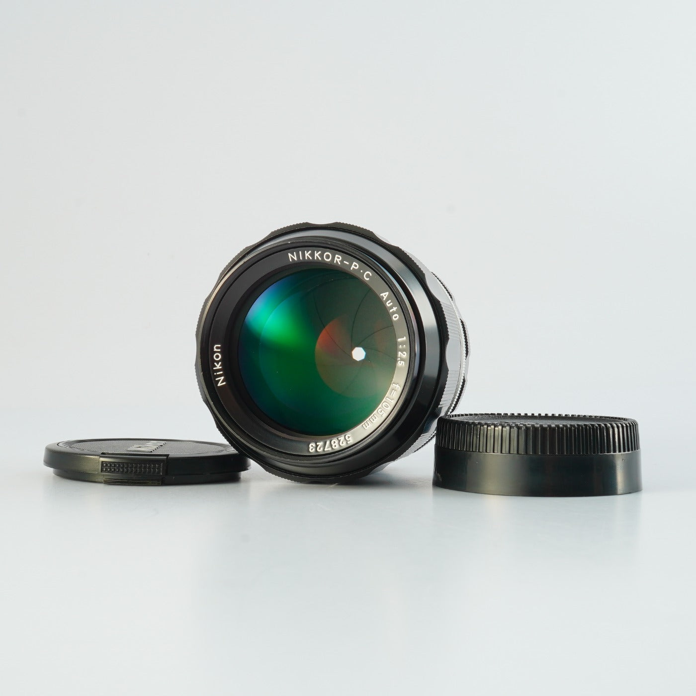 【Serviced】 Nikon 非Ai NIKKOR-P.C Auto 105mm F/2.5 単焦点レンズ