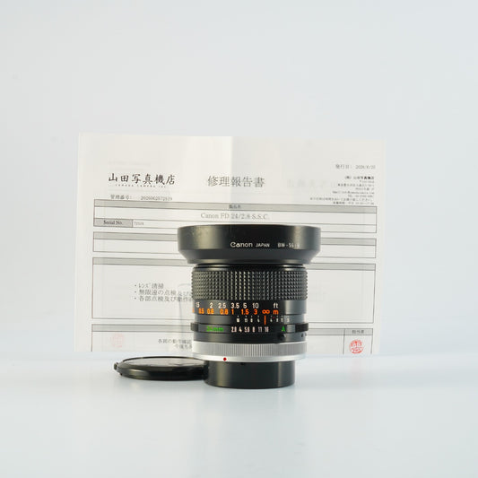 【Serviced】 Canon FD 24mm F/2.8 S.S.C. 単焦点レンズ