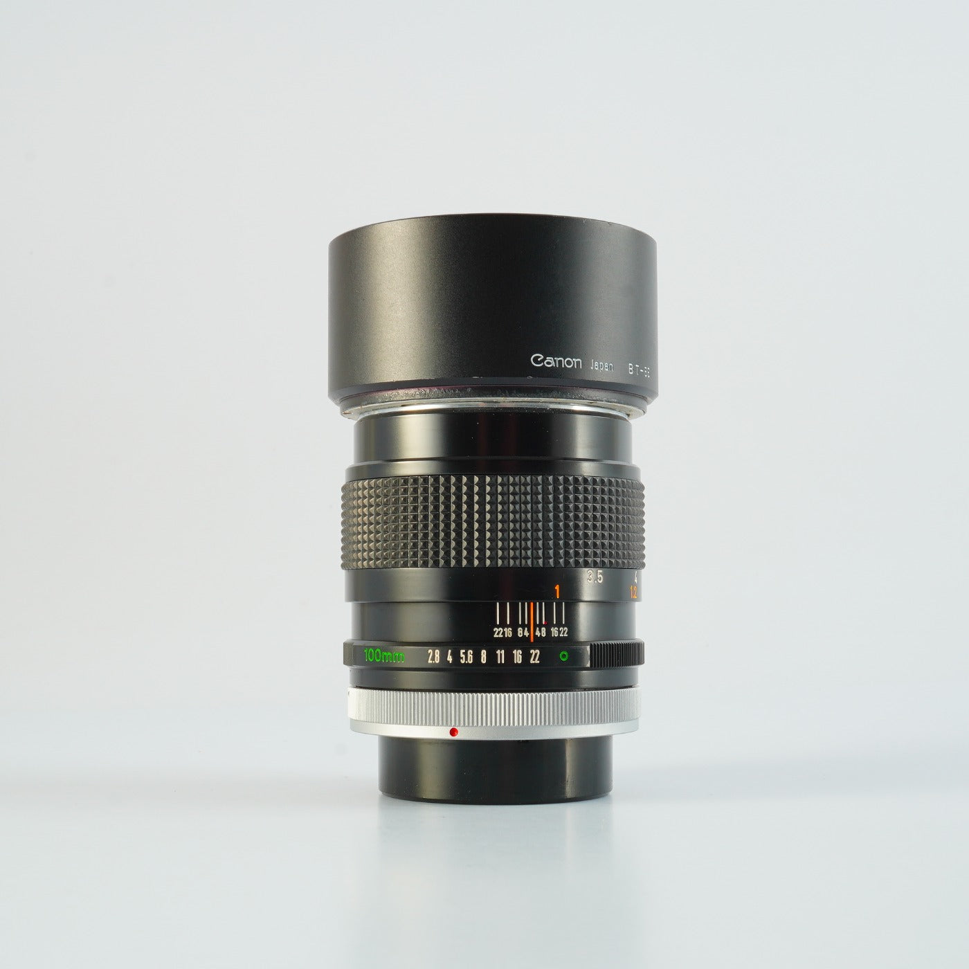 【Serviced】 Canon FD 100mm F/2.8 単焦点レンズ