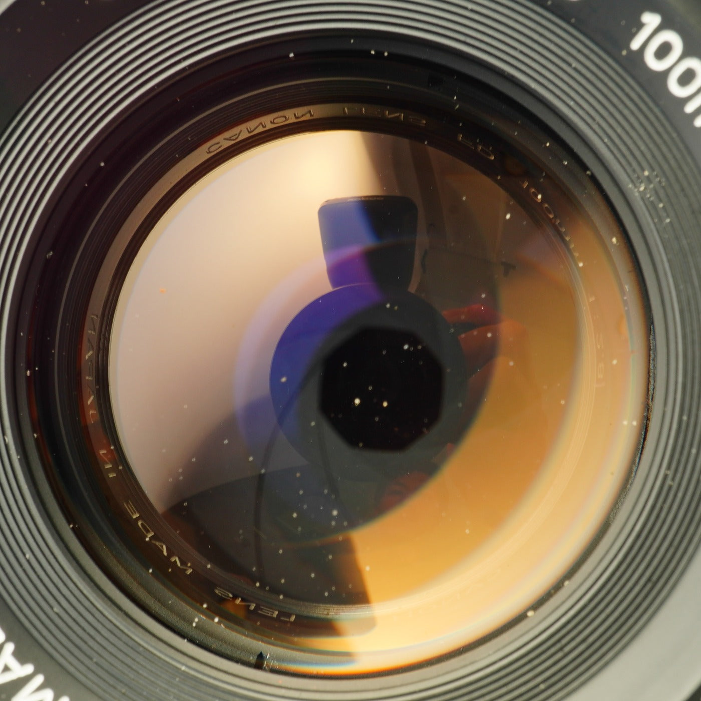 【Serviced】 Canon FD 100mm F/2.8 単焦点レンズ