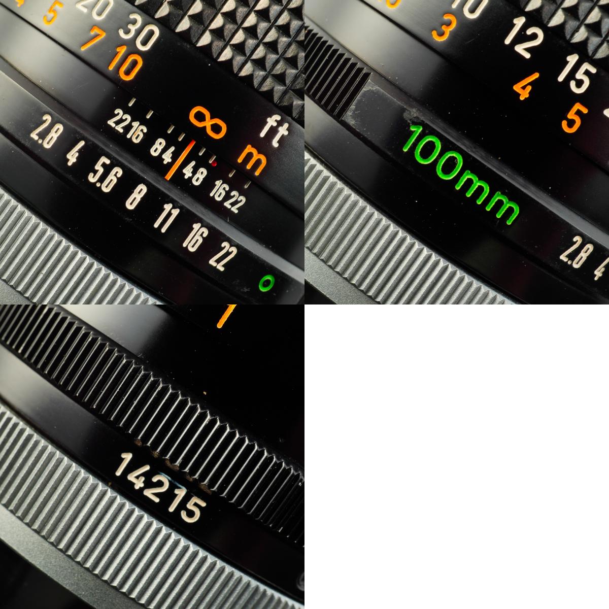 【Serviced】 Canon FD 100mm F/2.8 単焦点レンズ