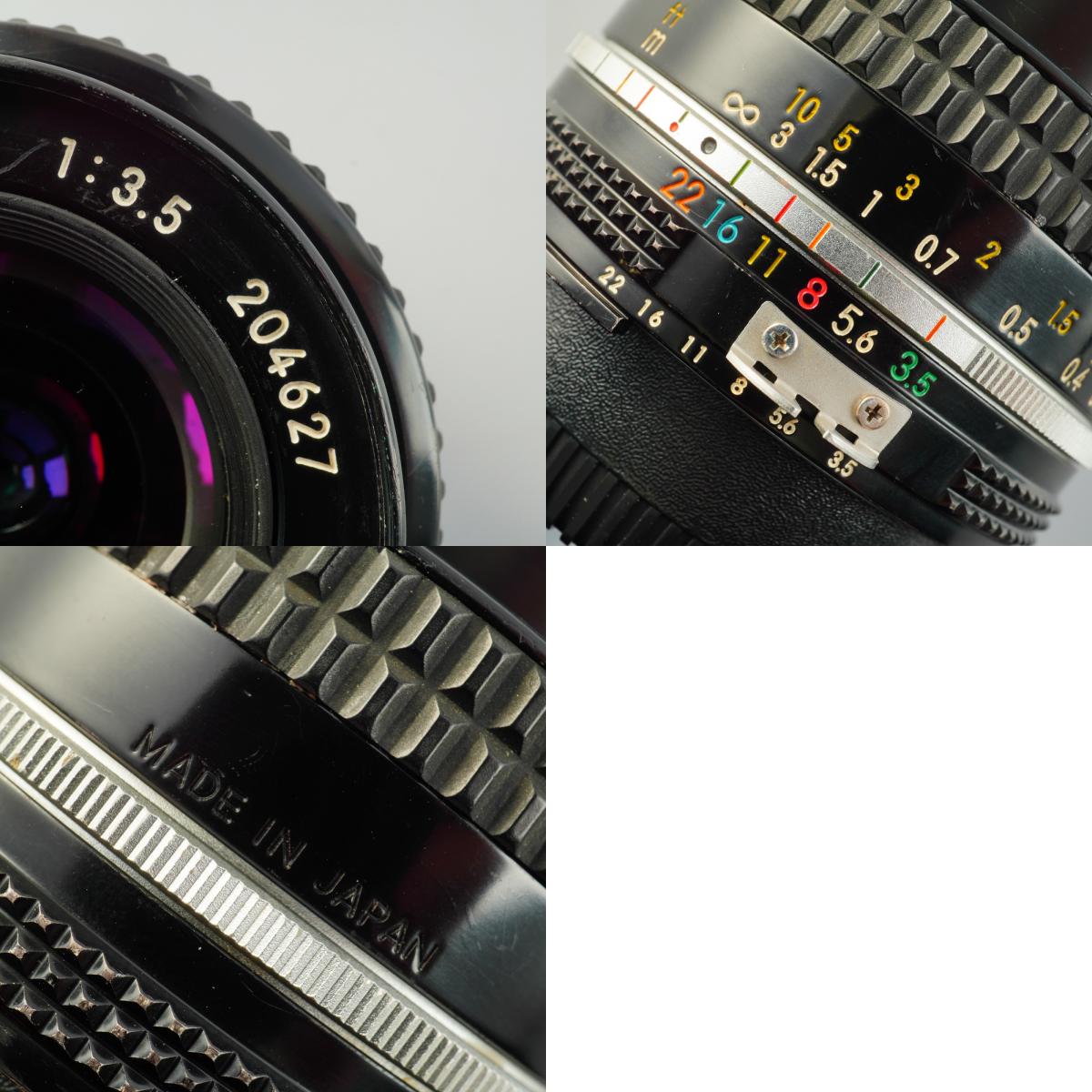 【Serviced】 Nikon Ai Nikkor 20mm F/3.5 単焦点レンズ