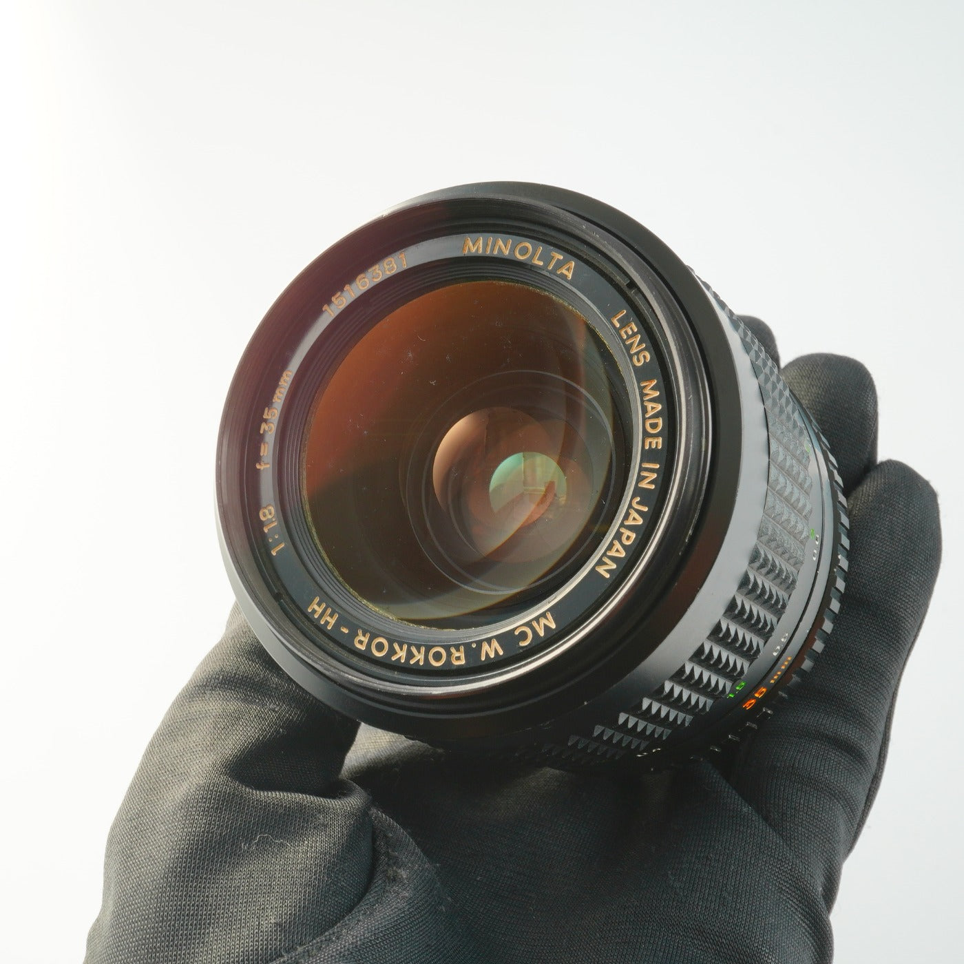 【Serviced】 MINOLTA MC W.ROKKOR HH 35mm F/1.8 単焦点レンズ