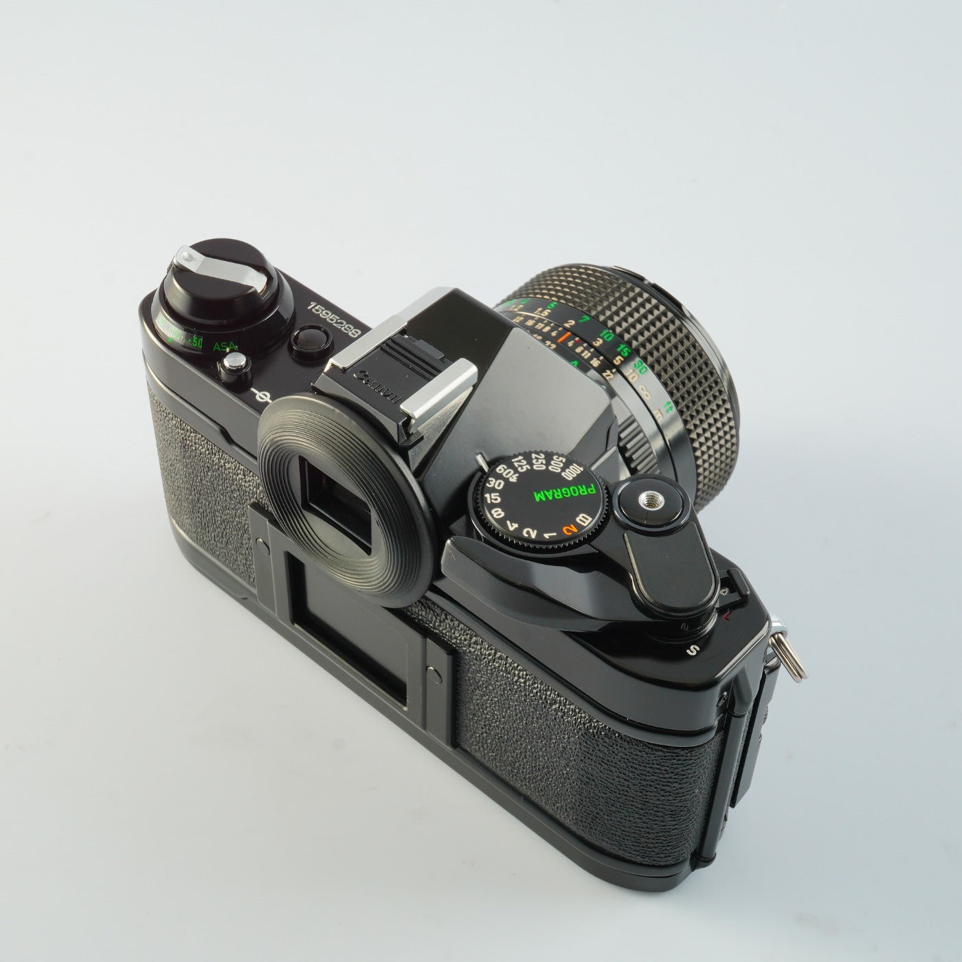 【SERVICED】 Canon AE-1 Program Black + New FD 50mm F/1.4 MF フィルム一眼レフカメラ