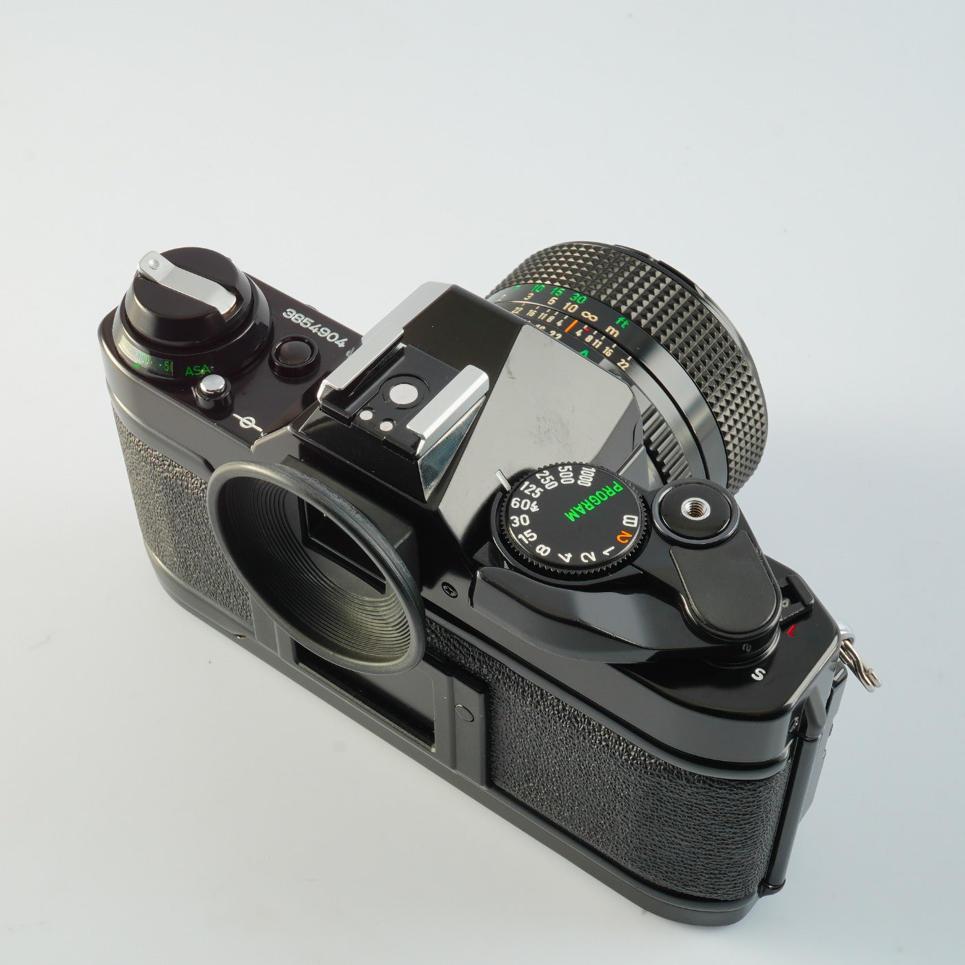 【SERVICED】 Canon AE-1 Program Black + New FD 50mm F/1.4 MF フィルム一眼レフカメラ