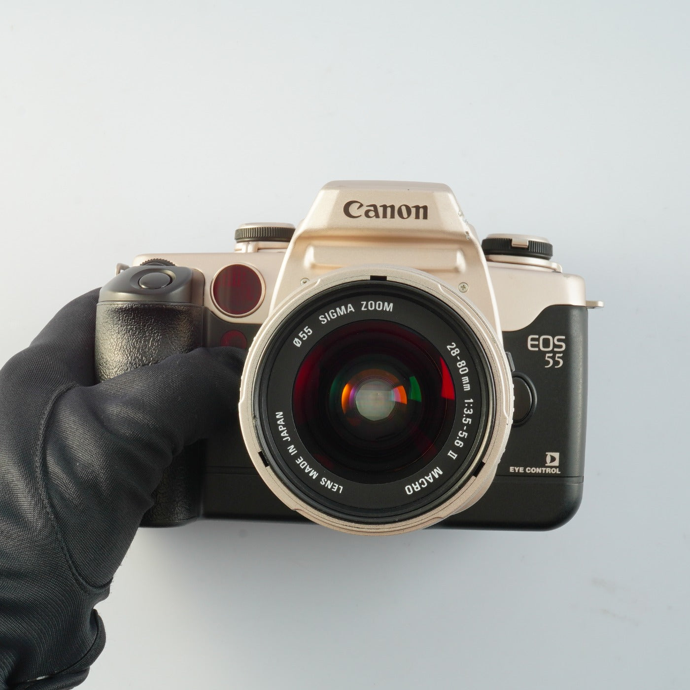 Canon EOS 55 (ELAN II) Gold ＋ SIGMA 28-80mm F/3.5-5.6 Ⅱ MACRO ASPHERICAL AF AF フィルム一眼レフカメラ