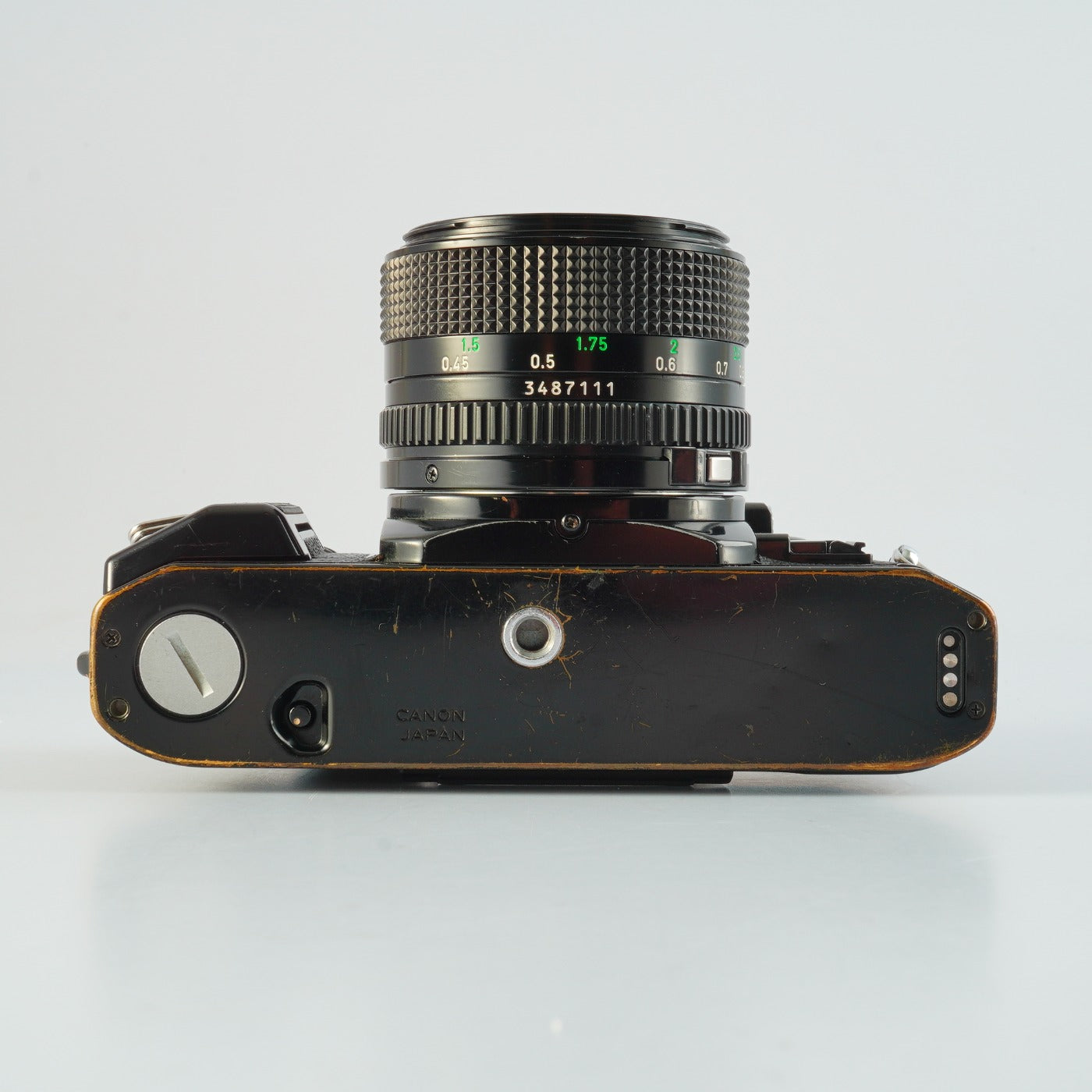 【SERVICED】 Canon AE-1 Program Black + New FD 50mm F/1.4 MF フィルム一眼レフカメラ