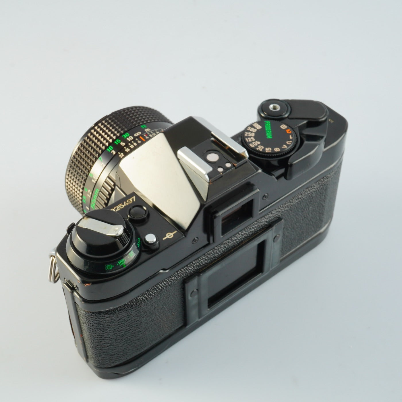【SERVICED】 Canon AE-1 Program Black + New FD 50mm F/1.4 MF フィルム一眼レフカメラ