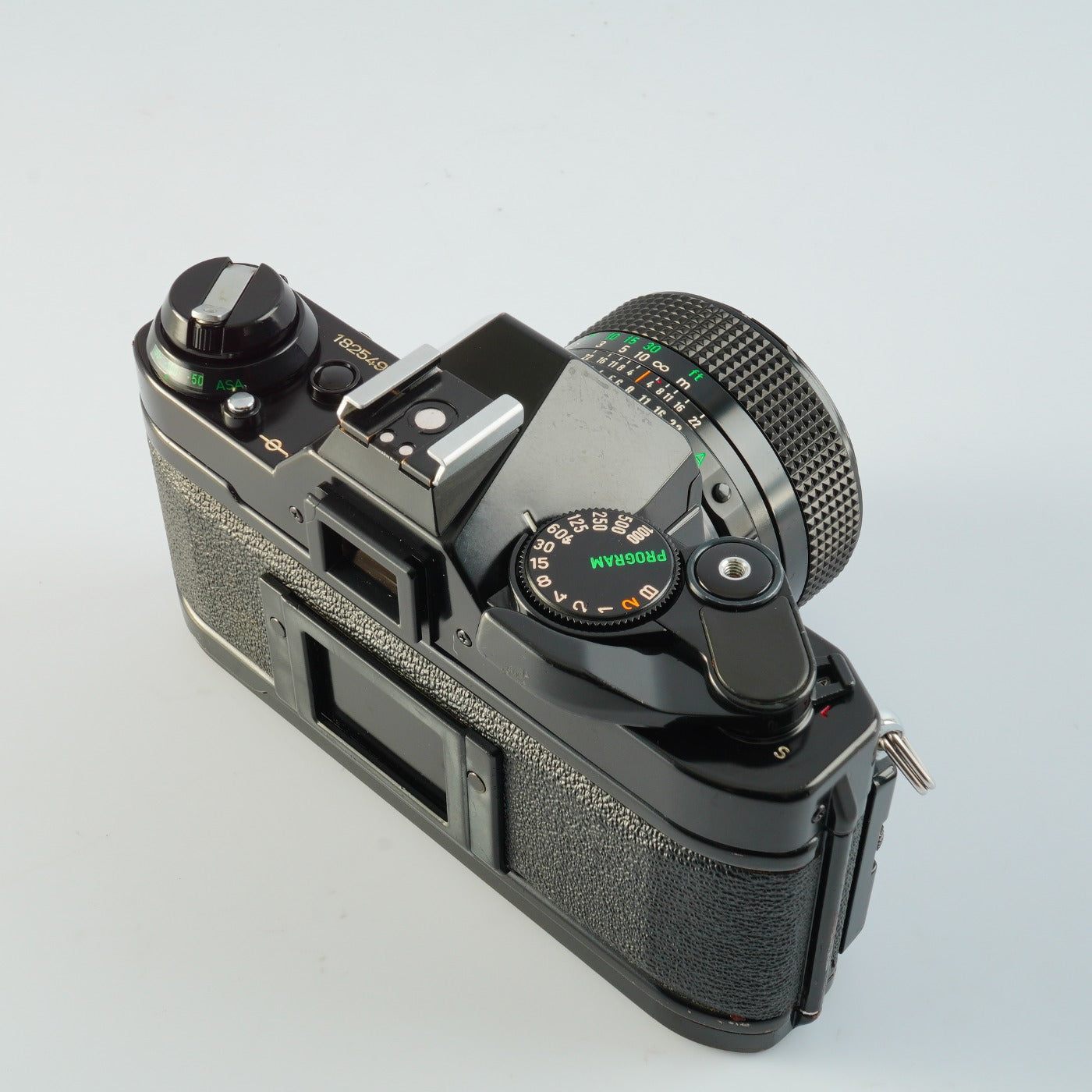 【SERVICED】 Canon AE-1 Program Black + New FD 50mm F/1.4 MF フィルム一眼レフカメラ