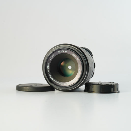 【Serviced】 PENTAX Super-Multi-Coated MACRO-TAKUMAR 100mm F/4 + Extension Tube Set Of 3 (M42用) 単焦点レンズ