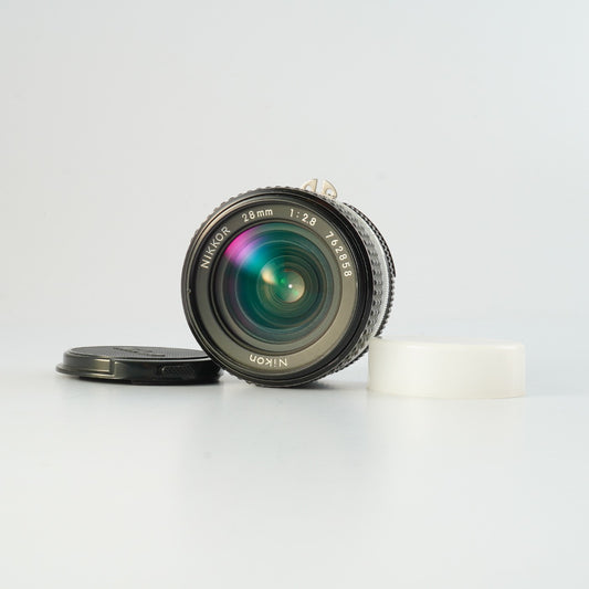 【Overhauled】 Nikon Ai-S NIKKOR 28mm F/2.8 単焦点レンズ