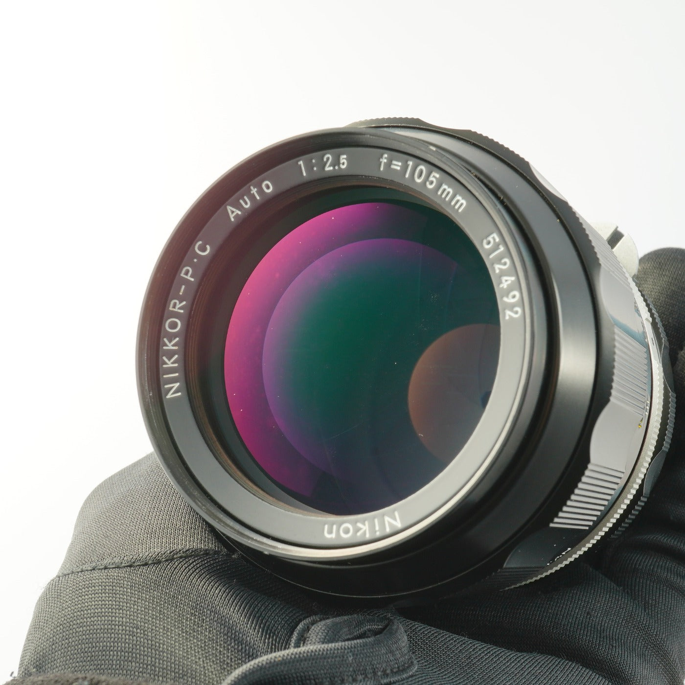 【Serviced】 Nikon 非Ai NIKKOR-P.C Auto 105mm F/2.5 単焦点レンズ