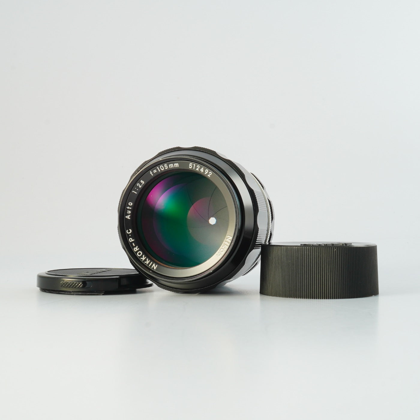 【Serviced】 Nikon 非Ai NIKKOR-P.C Auto 105mm F/2.5 単焦点レンズ