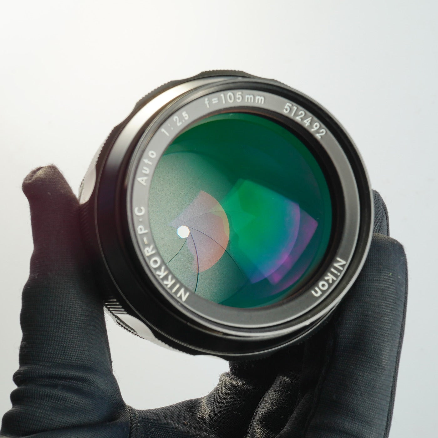 【Serviced】 Nikon 非Ai NIKKOR-P.C Auto 105mm F/2.5 単焦点レンズ