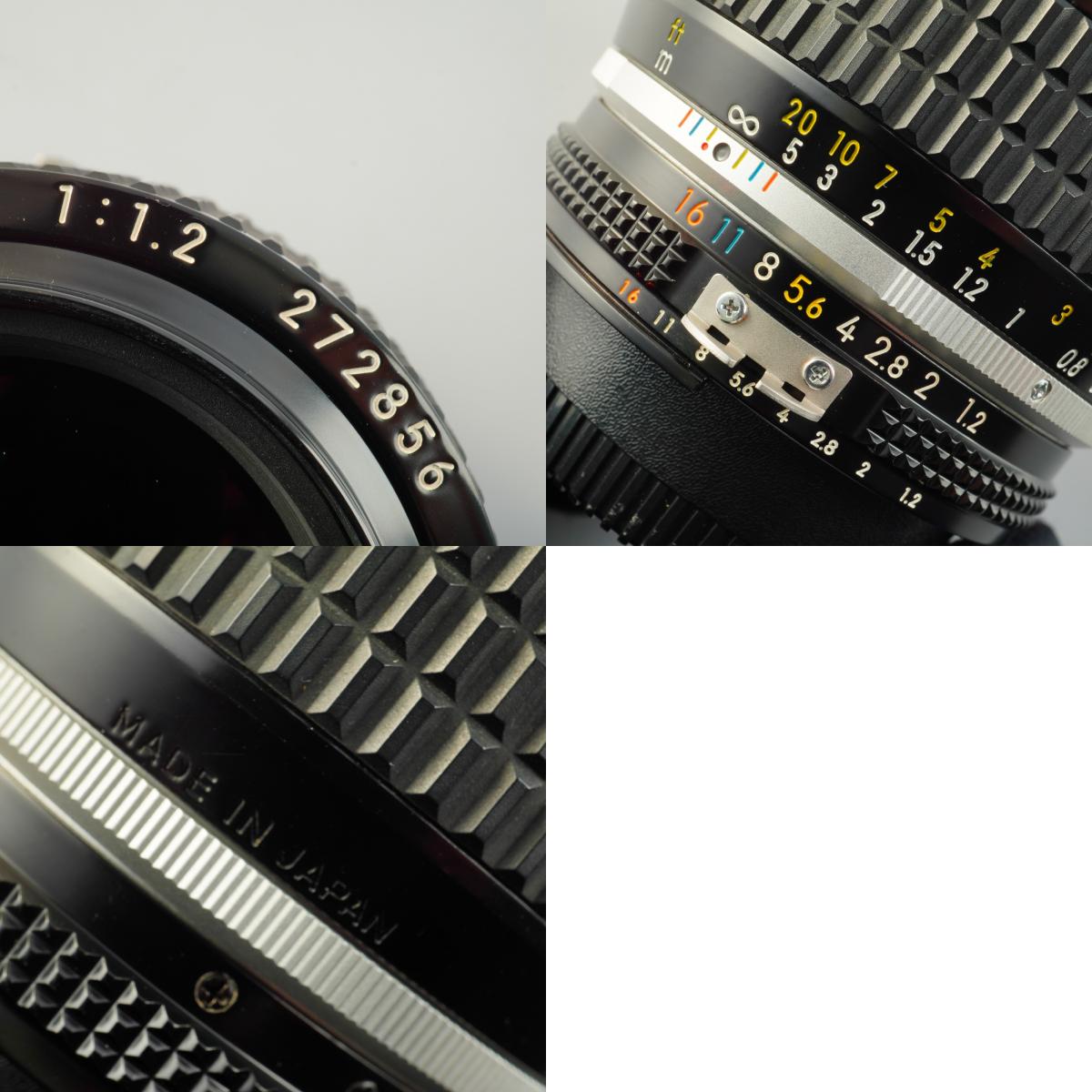 【Serviced】 Nikon Ai-S NIKKOR 50mm F/1.2 単焦点レンズ