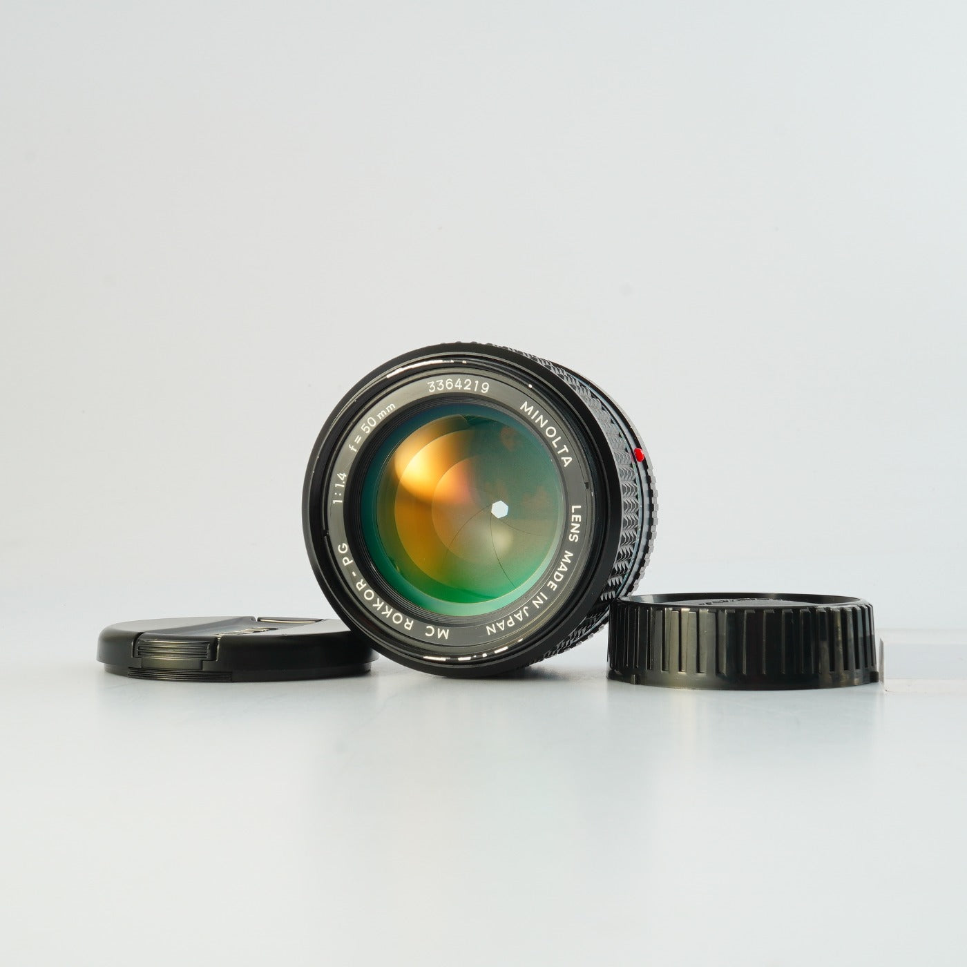 【Serviced】 MINOLTA MC ROKKOR PG 50mm F/1.4 単焦点レンズ