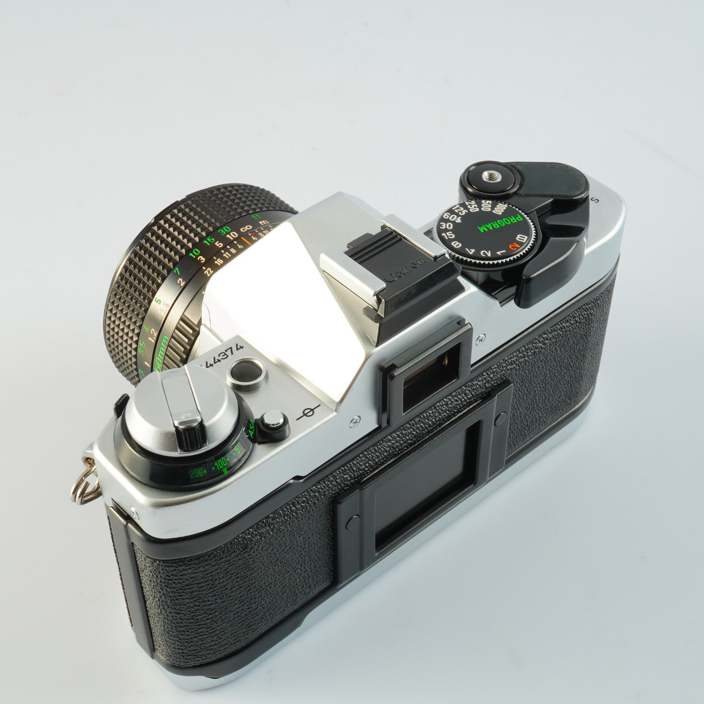 【SERVICED】 Canon AE-1 Program Black + New FD 50mm F/1.4 MF フィルム一眼レフカメラ