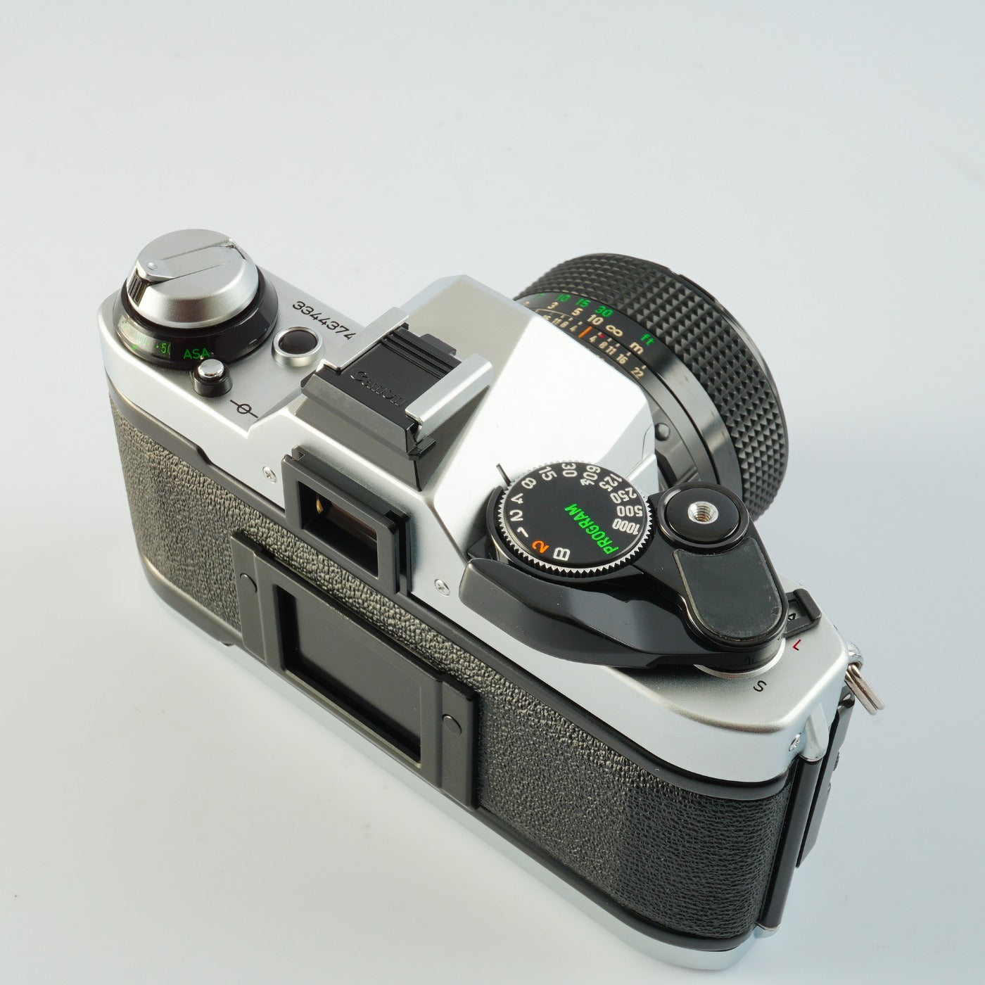 【SERVICED】 Canon AE-1 Program Black + New FD 50mm F/1.4 MF フィルム一眼レフカメラ