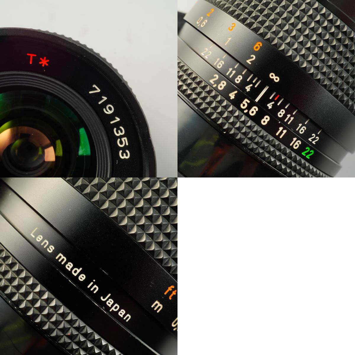 【Overhauled】 CONTAX Carl Zeiss Distagon T* 28mm F/2.8 MMJ 単焦点レンズ