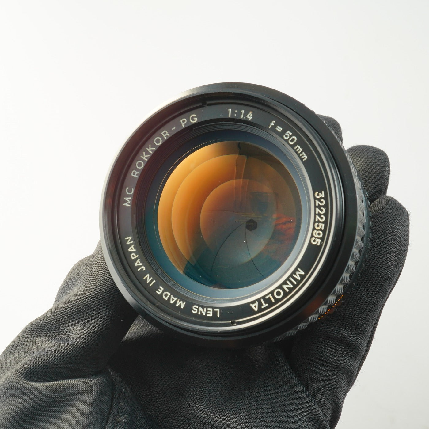 【Serviced】 MINOLTA MC ROKKOR PG 50mm F/1.4 単焦点レンズ