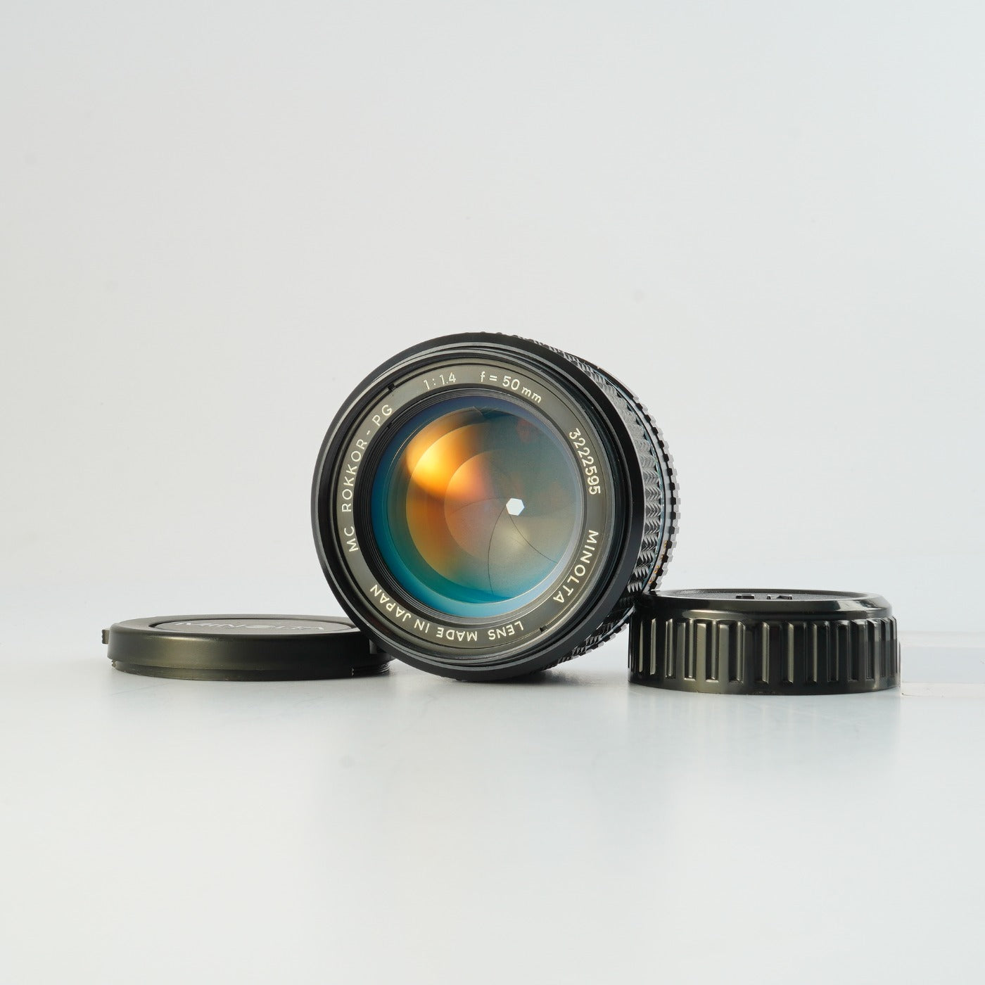 【Serviced】 MINOLTA MC ROKKOR PG 50mm F/1.4 単焦点レンズ