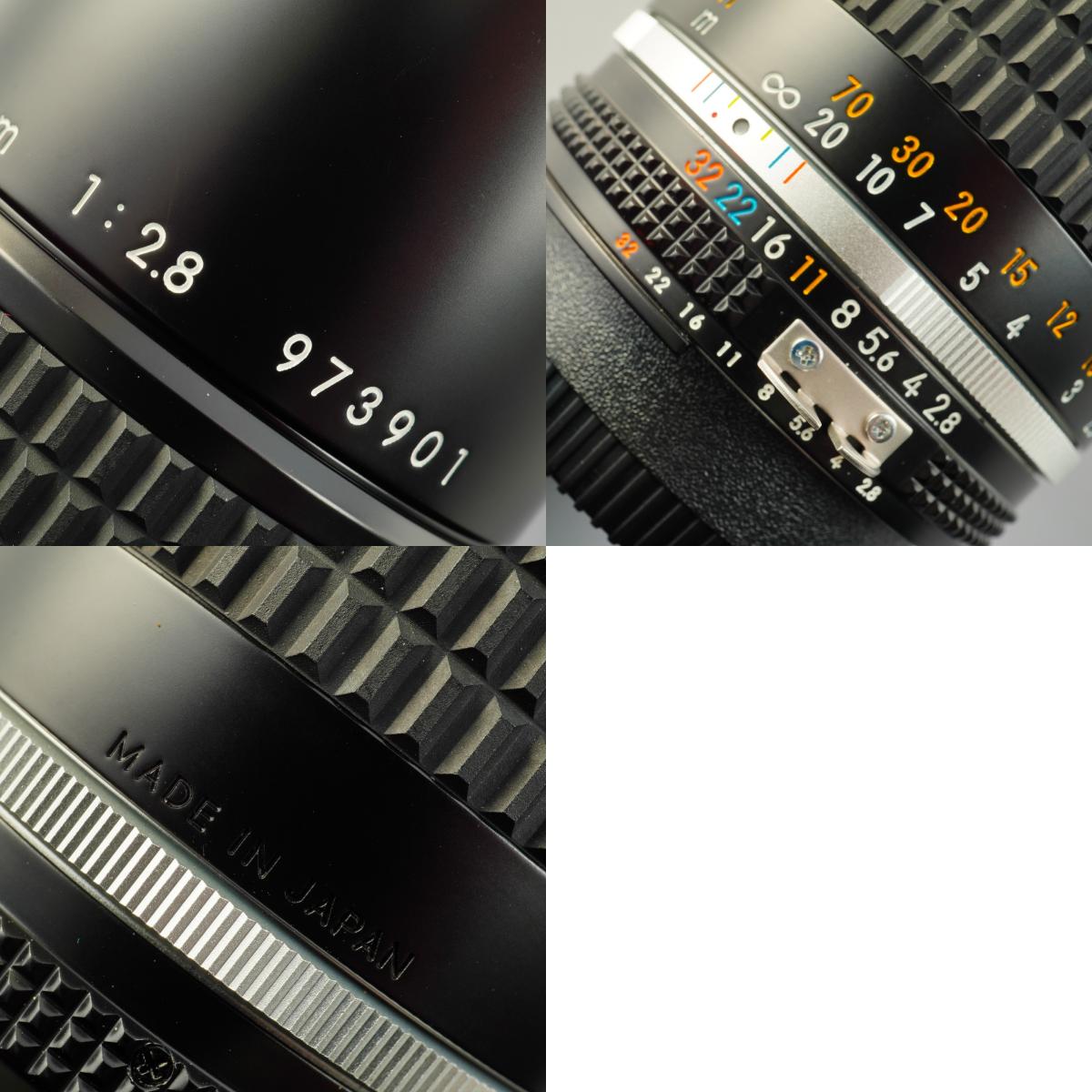【Serviced】 Nikon Ai-S NIKKOR 135mm F/2.8 単焦点レンズ