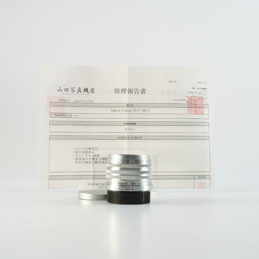 【Serviced】 Nikon Nikkor-H.C 5cm 50mm F/2 For Leica LTM L39 単焦点レンズ